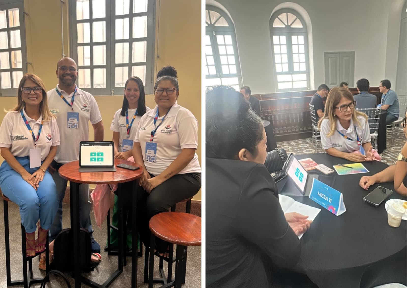 Equipe em Rodada de Negócios