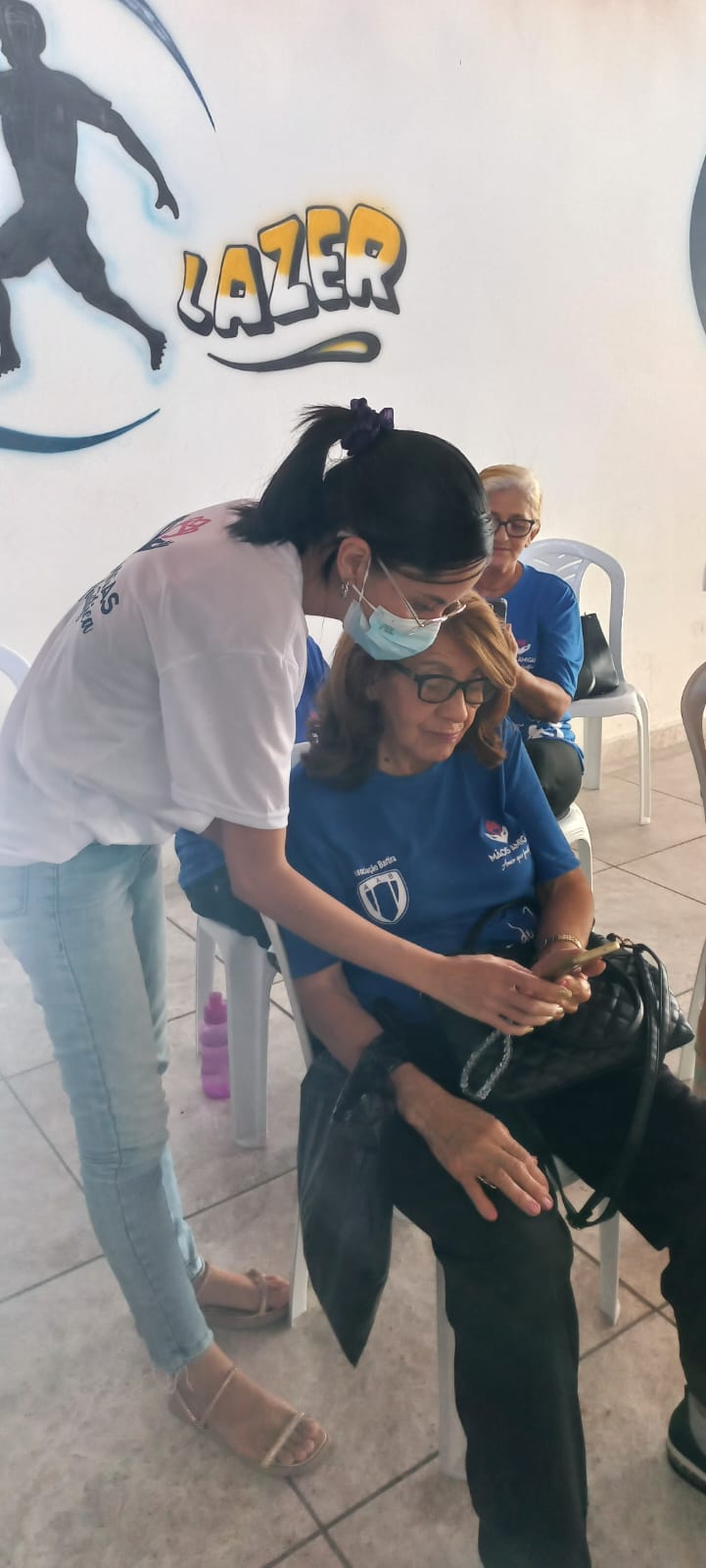 Apoio no uso do celular